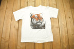 Vintage 1990s The Endangered Siberian Tiger Graphic T Shirt