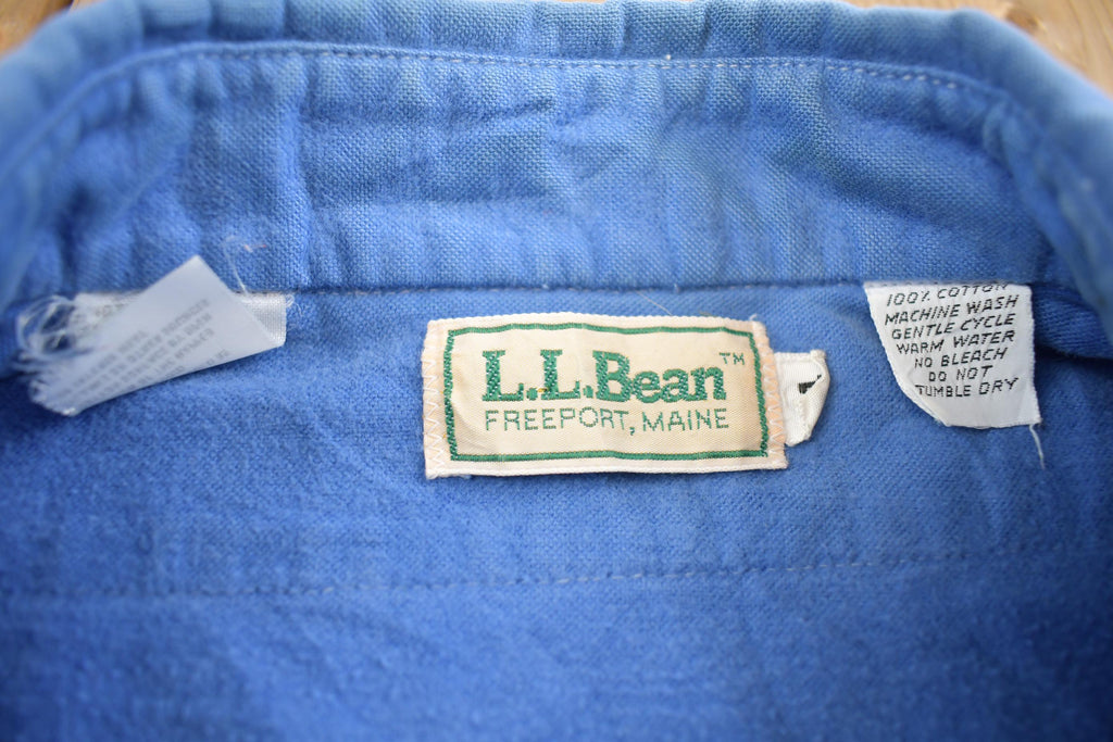 Vintage 1980s L.L Bean Blank Button Up Shirt