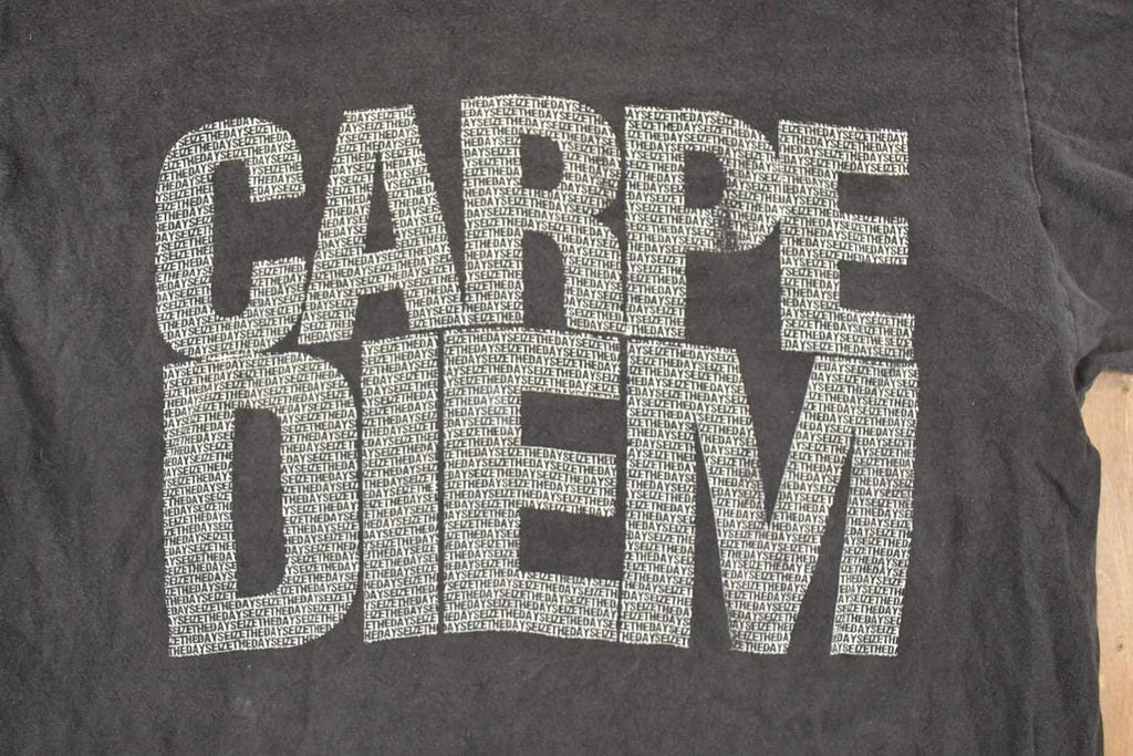 Vintage 1990s Carpe Diem Large Text Souvenir T-Shirt Men's L