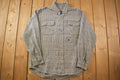 Vintage 1990s Atlantic Traders Plaid Flannel Button Up Shirt
