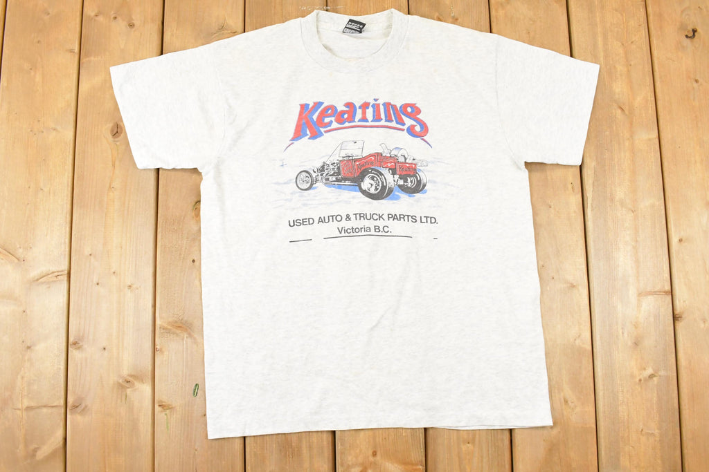 Vintage 1990s Keating Truck Parts Souvenir Travel T-Shirt Men's L