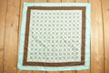 Vintage 1980s Abstract Gridded Pattern Scarf