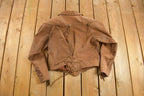 Vintage 1980s Paris Sport Club Western Fringe Jacket