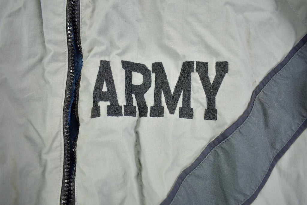 Vintage 1990s ARMY Embroidered Windbreaker Jacket