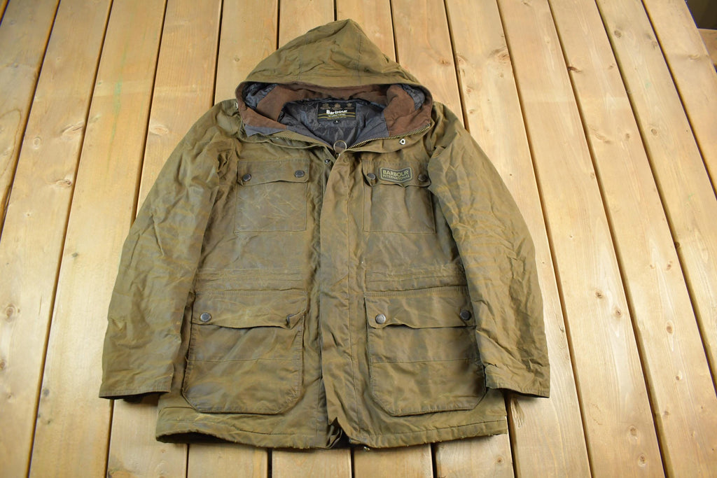 Vintage 1980s Barbour Wax Jacket Men's Large