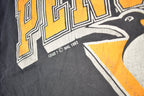 Vintage 1992 Pittsburgh Penguins NHL Graphic Logo 7 T-Shirt