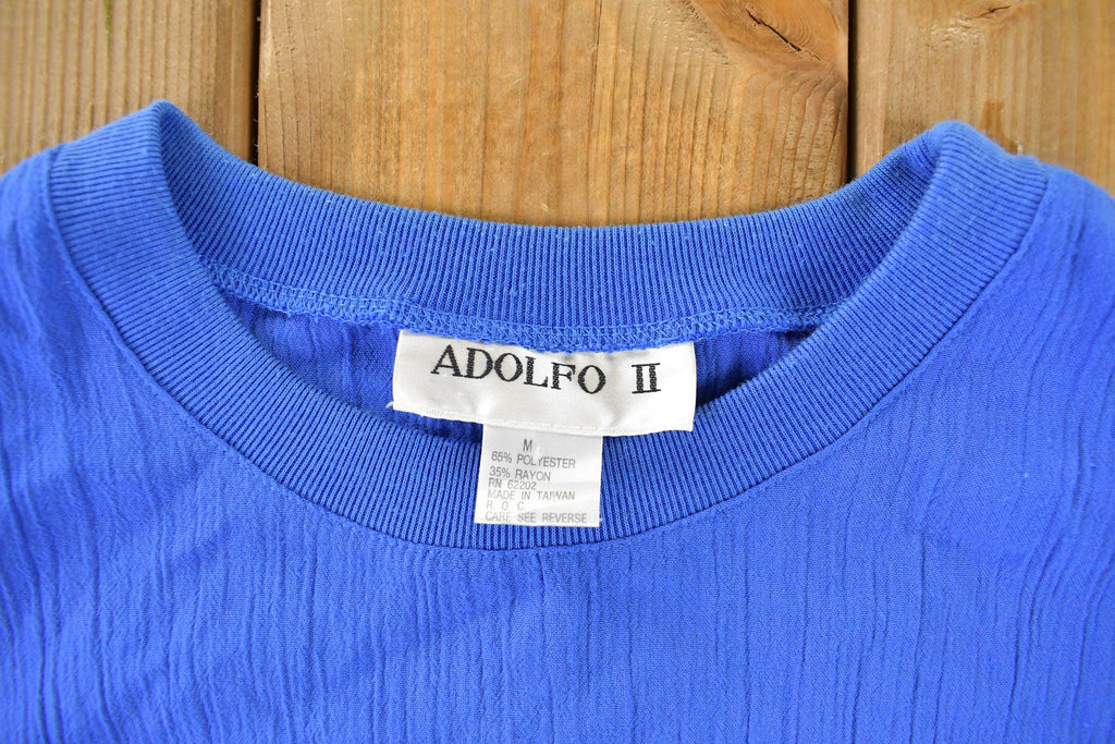 Vintage 1990s Adolfo II Sea Sailing Crewneck Sweatshirt Men's Medium