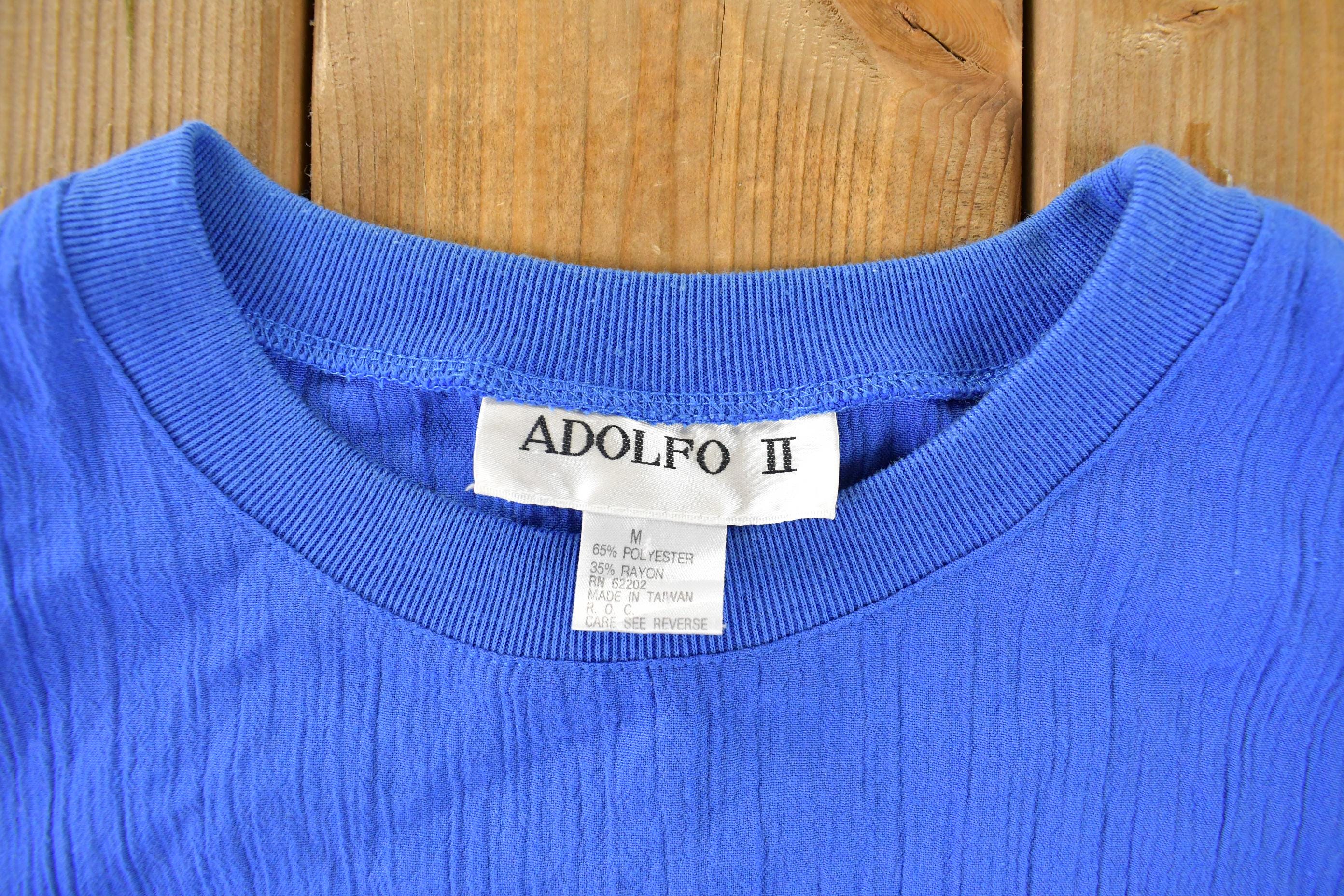 Vintage 1990s Adolfo II Sea Sailing Crewneck Sweatshirt Men's Medium