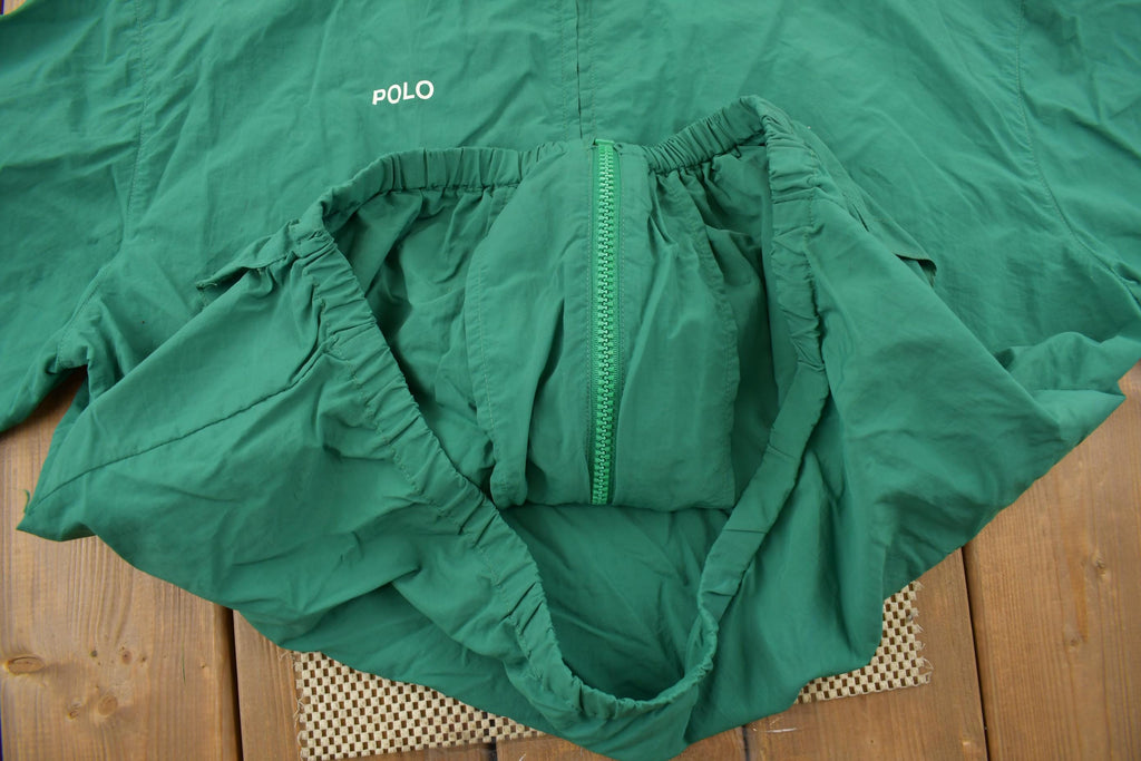 Vintage 1990s Polo Ralph Lauren Green Windbreaker