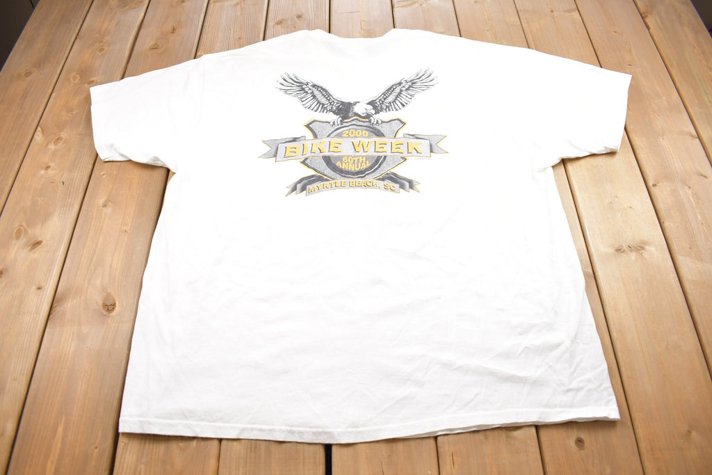 Vintage 2000 Bike Week Myrtle Beach Graphic T Shirt