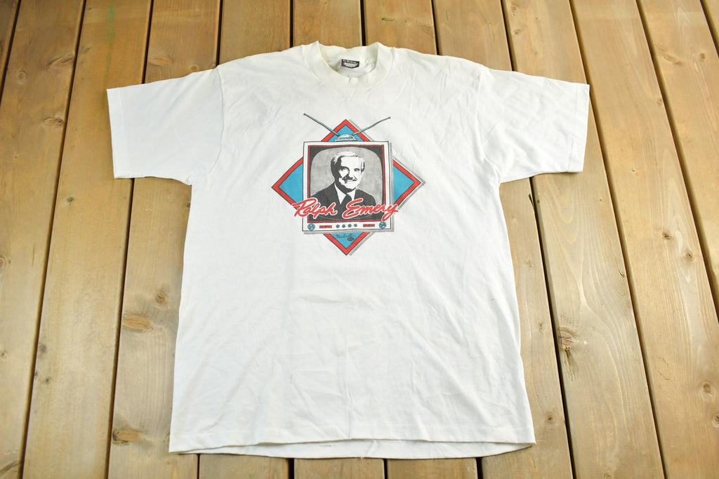 Vintage 1990s Ralph Emery Graphic T-Shirt Men's XL