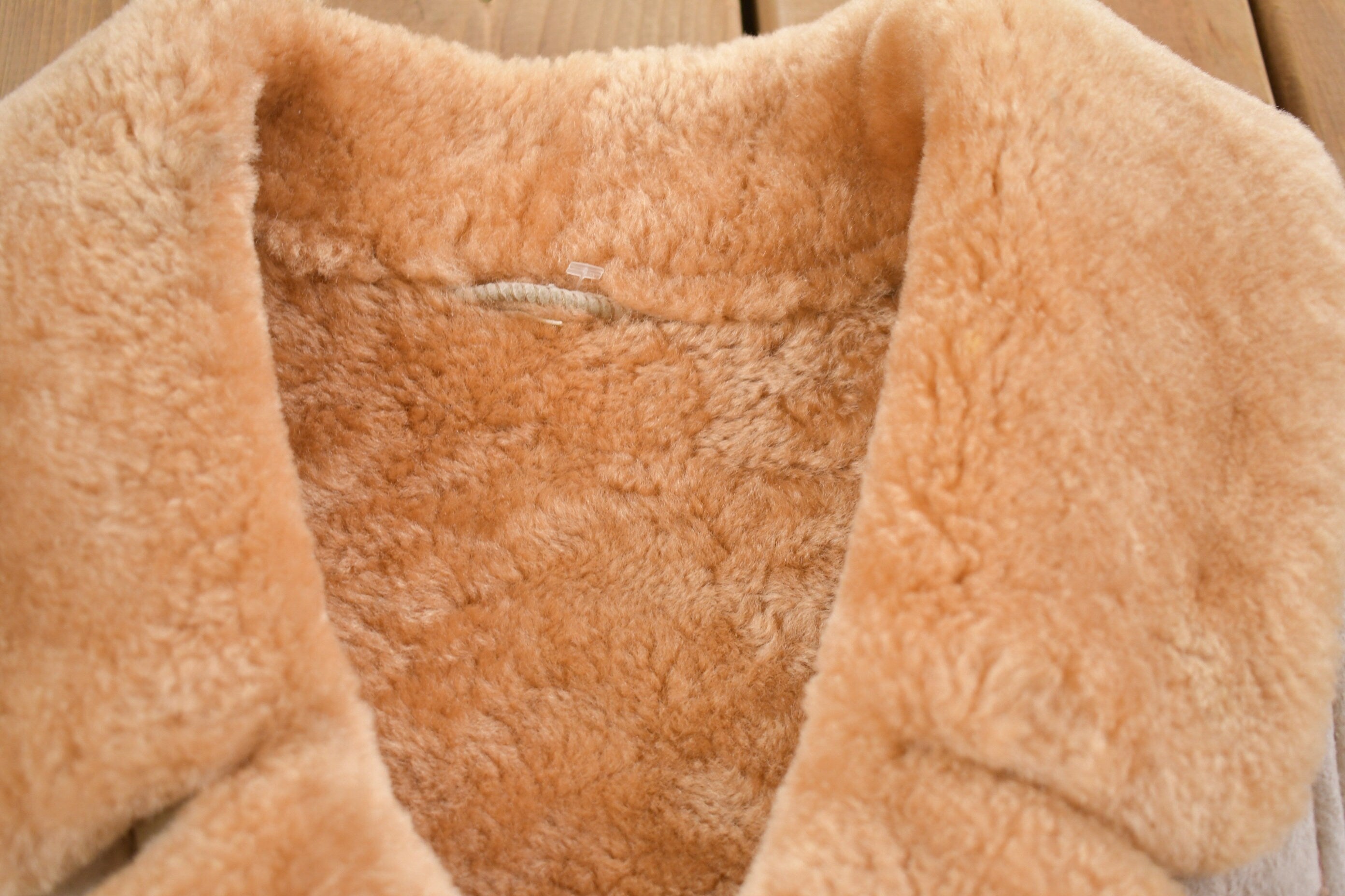 Vintage 1970s Woman's Shearling Leather Coat
