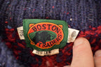 Vintage 1980s Boston Traders Abstract Wool Knit Crewneck Sweater Men's L