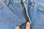 Vintage 1990s Levi's 550 Relaxed Fit Denim Blue Jean Shorts Men's 38 / 90s Jorts / Streetwear / Hypebeast / Street Style