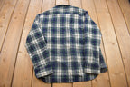 Vintage 1980s Plaid Button Up Shirt