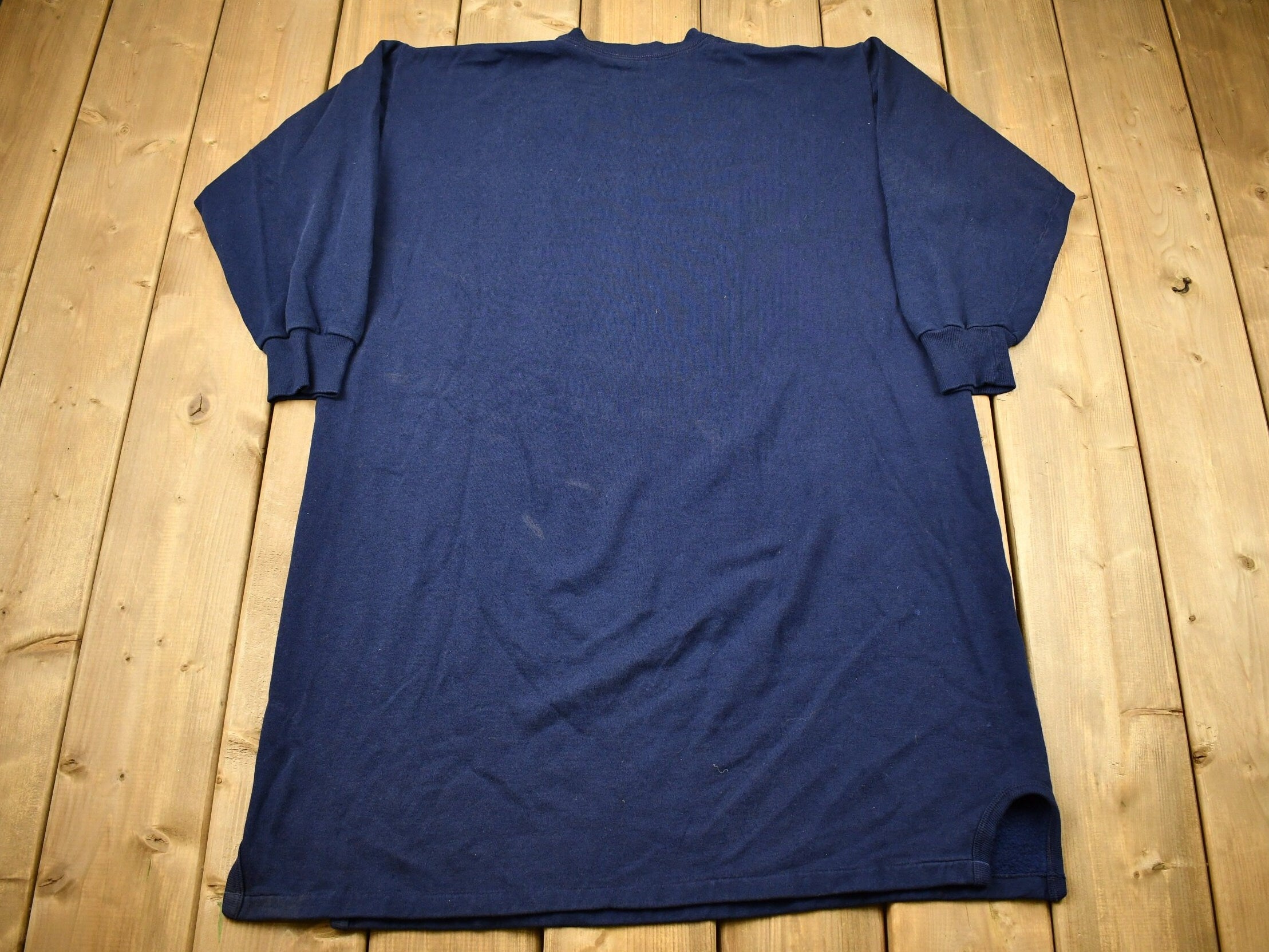 Vintage 1990s University of Notre Dame Collegiate Lounge Crewneck  Oversized  NCAA Sweatshirt  Sportswear  Americana  Made In USA