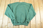 Vintage 1990s Cayuga Feather Logo Souvenir Heavyweight Crewneck Sweatshirt