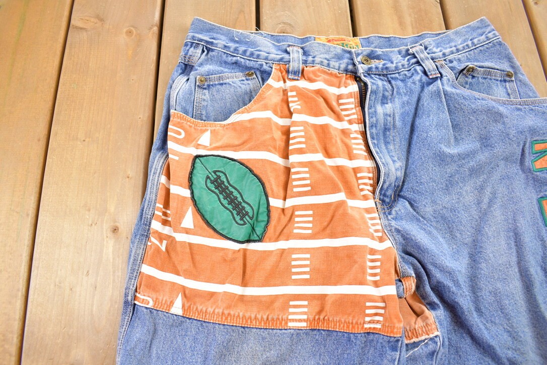 Vintage 1980s Never Legal Denim Jeans Size 38x32