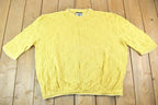 Vintage 1990s Coogi Made In Australia 3D knit 100% Cotton Abstract Pattern Crewneck Sweater