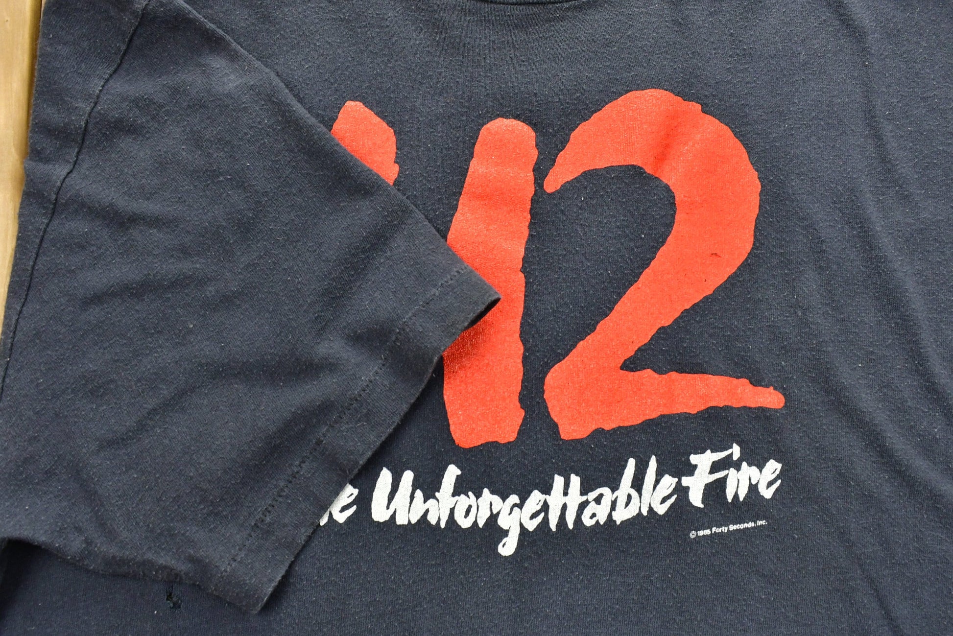 Vintage U2 The Unforgettable Fire Band T-Shirt