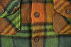 Vintage 1970s Deacon Brothers Flannel Shirt Jacket Men's Large