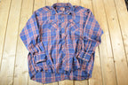 Vintage 1990s Wrangler western Shirts Button Up Shirt Men's XXXL