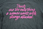 Vintage 1990s Pearls Quote Graphic T-Shirt