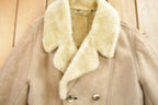 Vintage 1980s Morlands Lambskin Shearling Leather Jacket