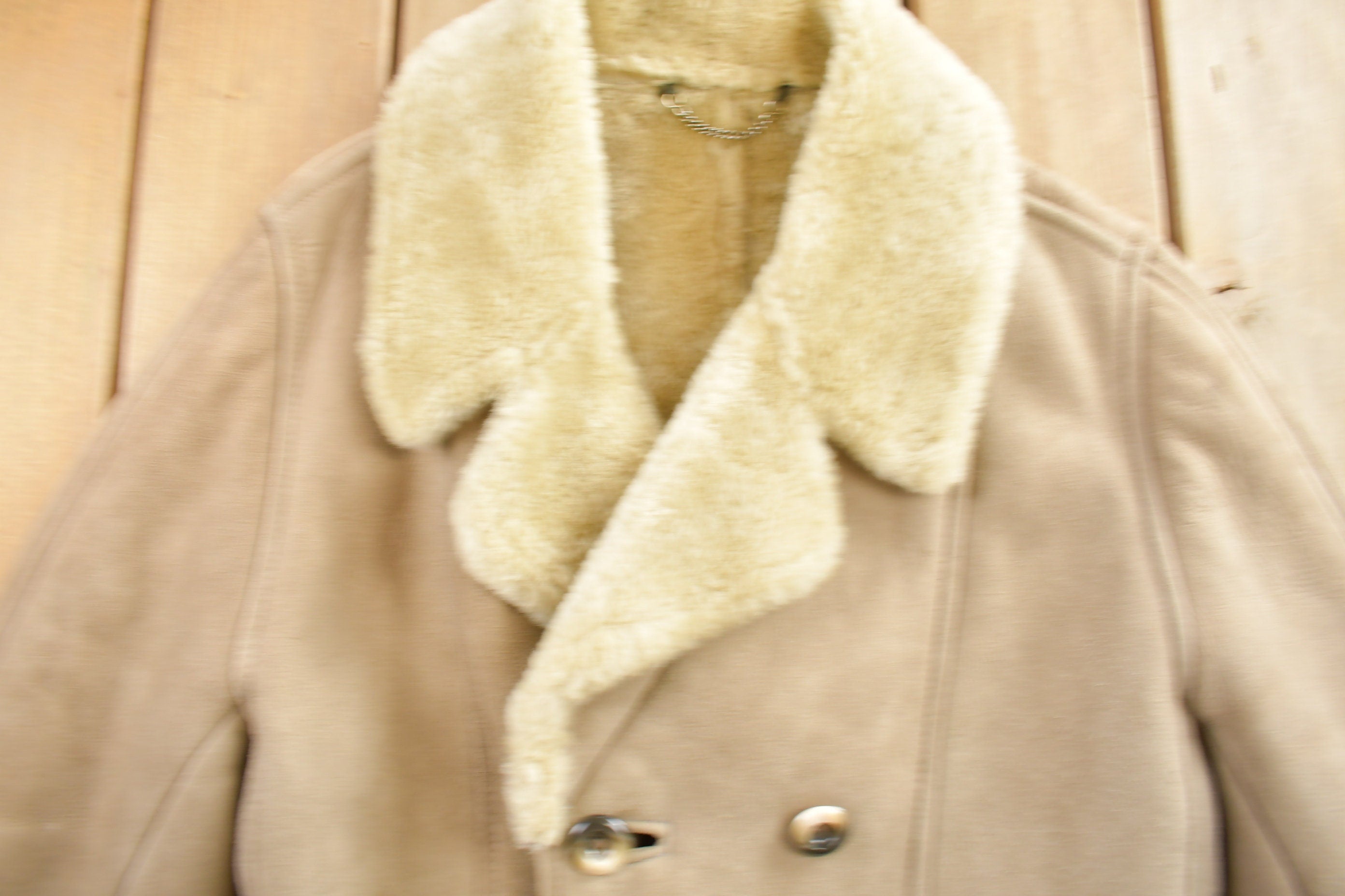 Vintage 1980s Morlands Lambskin Shearling Leather Jacket