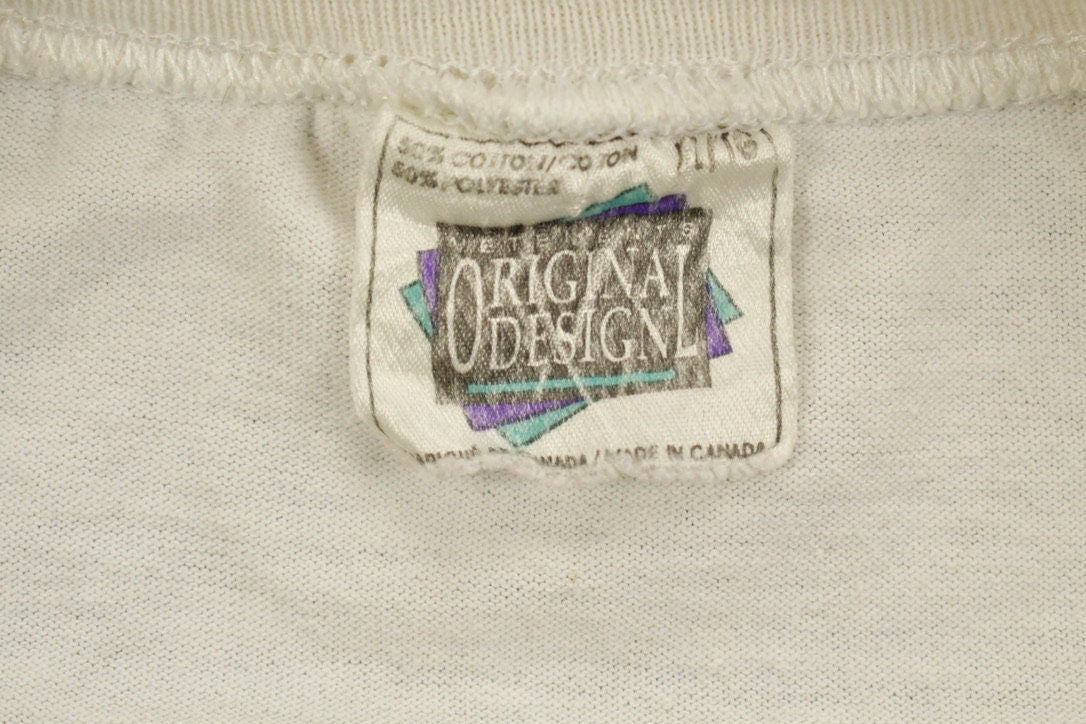 Vintage 1990s Funny Retirement Graphic T Shirt