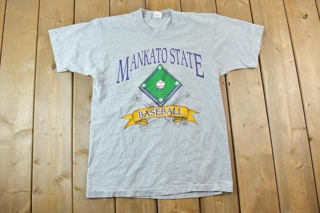 Vintage 1990s Mankato State Baseball Souvenir T-Shirt