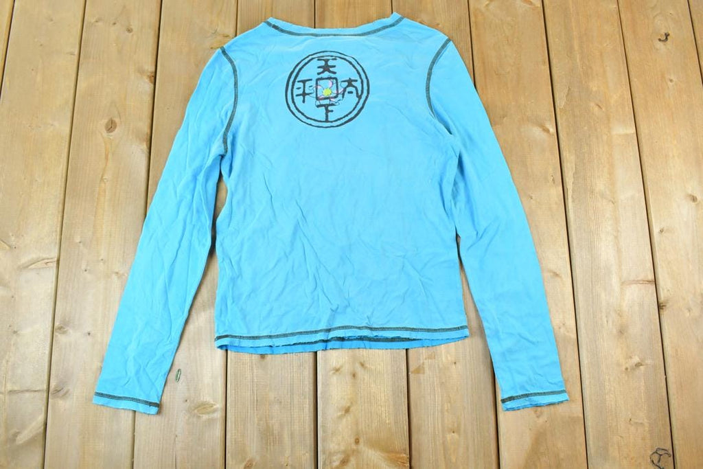 Women Vintage Vigoss Y2K Koi Fish T-Shirt / Vigoss Grunge Skull Print / Contrast Stitch / Internet Famous Clothing / Over Dyed