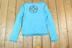 Women Vintage Vigoss Y2K Koi Fish T-Shirt / Vigoss Grunge Skull Print / Contrast Stitch / Internet Famous Clothing / Over Dyed
