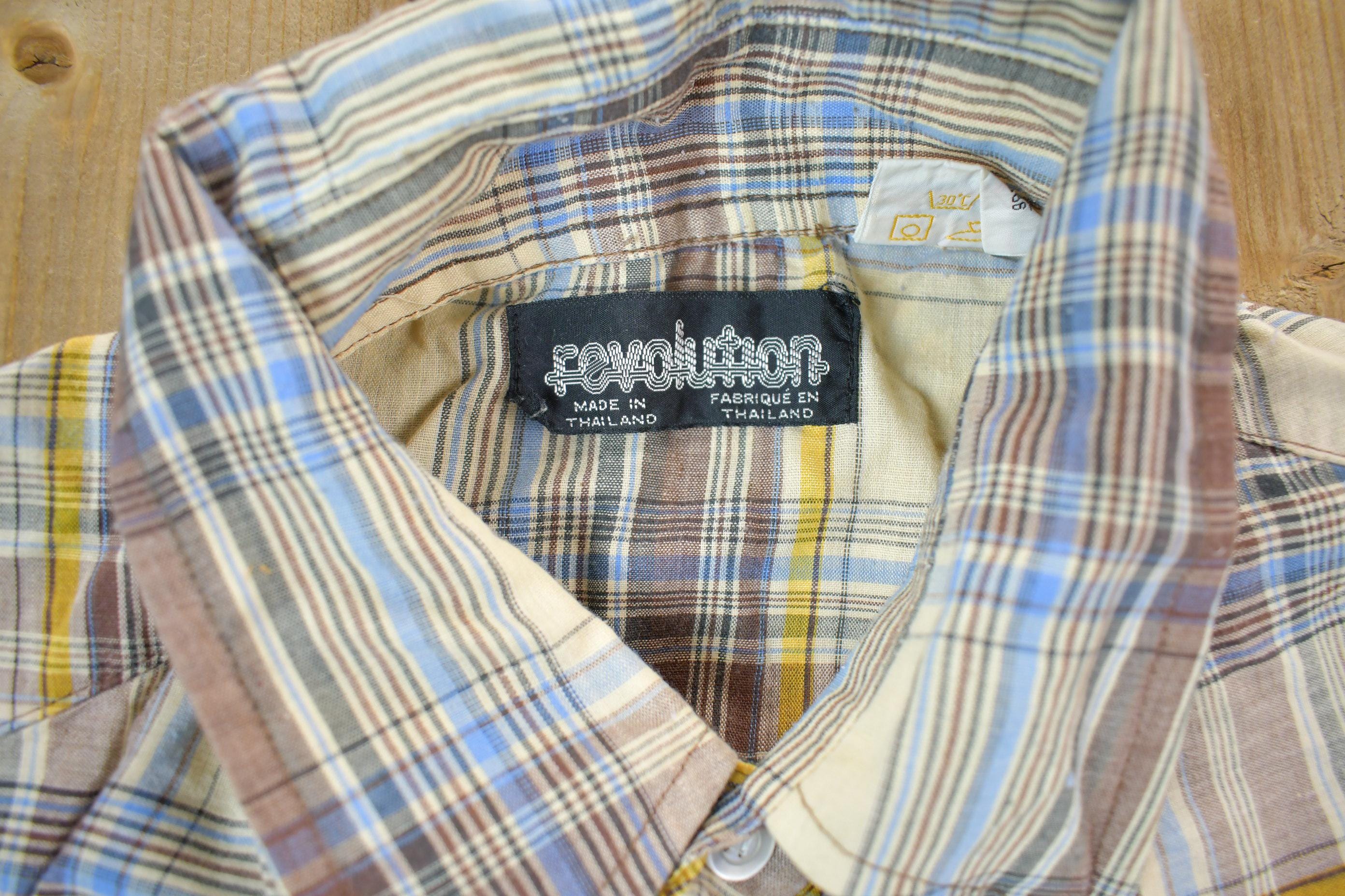 Vintage 1990s Plaid Button Up Flannel Shirt