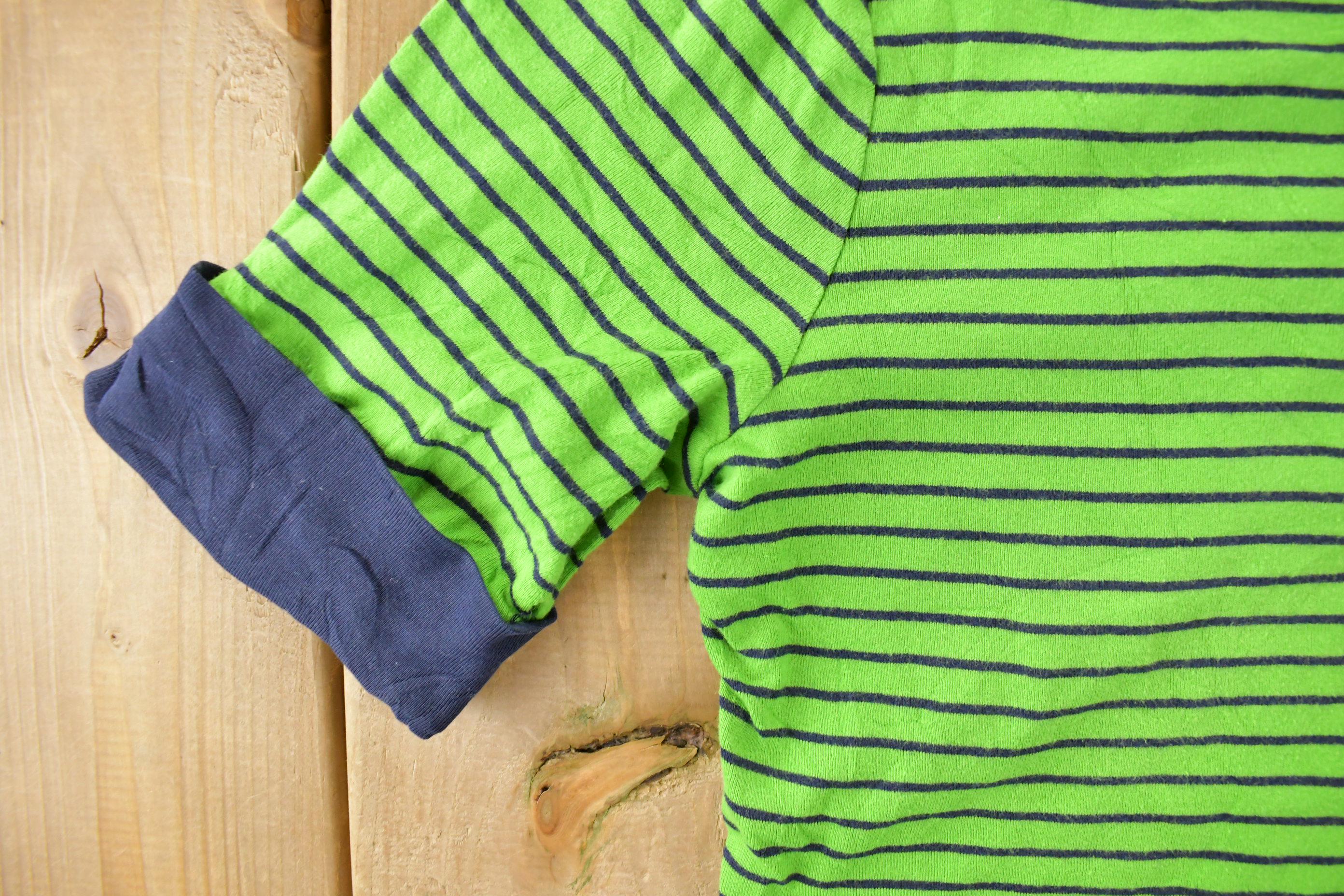 Vintage 1990s Lauren Ralph Lauren Striped Boating T-Shirt Women's Medium