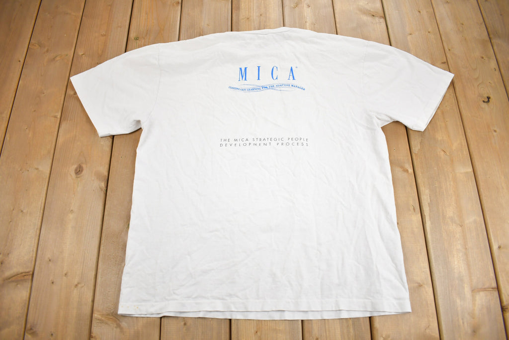Vintage 1990s The Power To Make Change Happen Graphic T Shirt  Vintage T Shirt  MICA Continuous Learning  Graphic Tee  Single Stitch