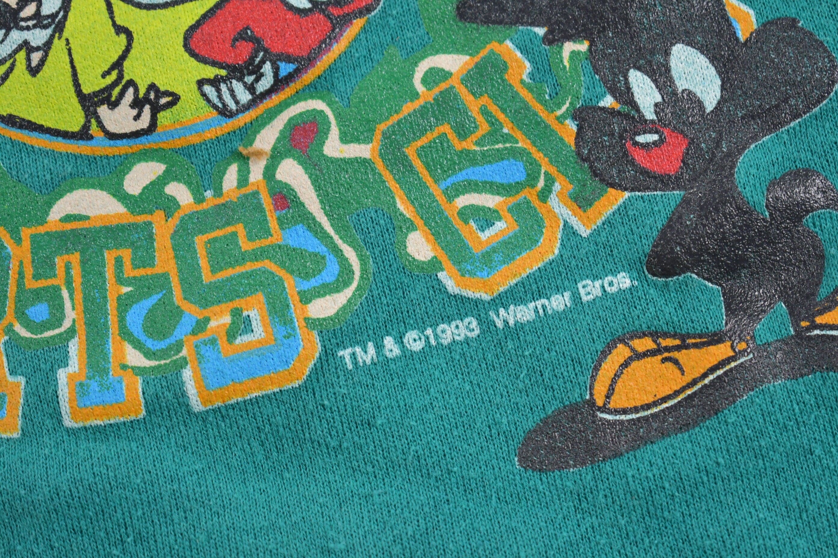Vintage 1992 ACME University Tiny Tunes Warner Bros Looney Tunes Crewneck