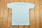 Vintage 1980s Blue Blank T Shirt