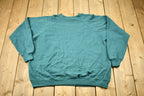 Vintage 1980s Blank Raglan Sleeve Crewneck Sweatshirt