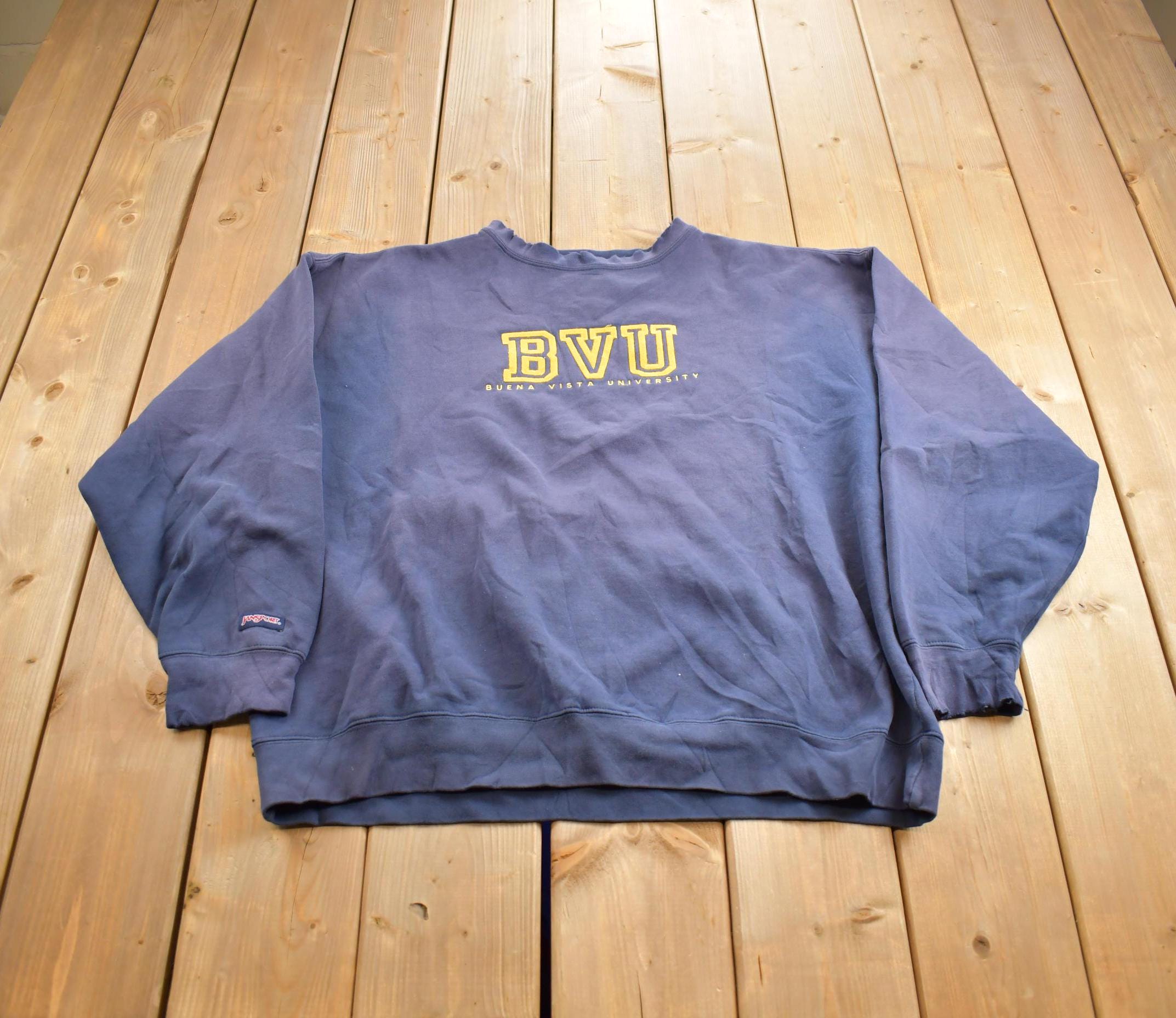 Vintage 1990s Buena Vista University Embroidered Jansport Crewneck