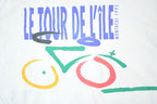 Vintage 1992 Le Tour Cycling T-Shirt - Made In USA - Men's L