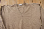 Vintage 1990s V-Neck Knit Sweater Made In Italy Size XL