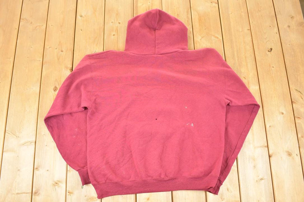 Vintage Y2K Champion Text Logo Hoodie Sweatshirt Men's L