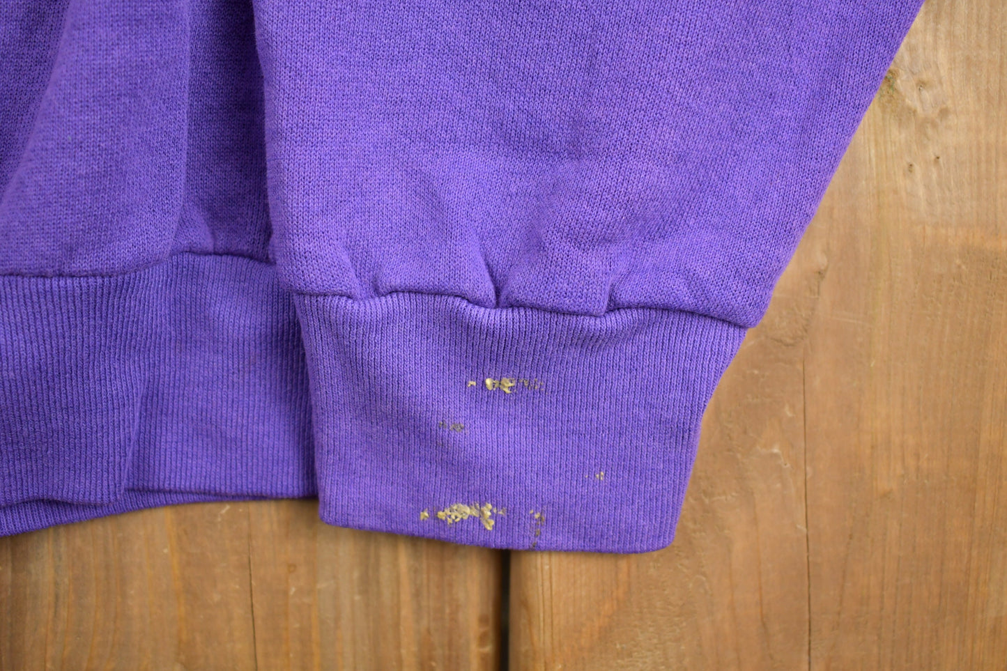 Vintage 1980s Purple Tultex Blank Crewneck Sweatshirt / 80s Crewneck / Made In USA / Essential / Streetwear / 80s Blank / Size Large