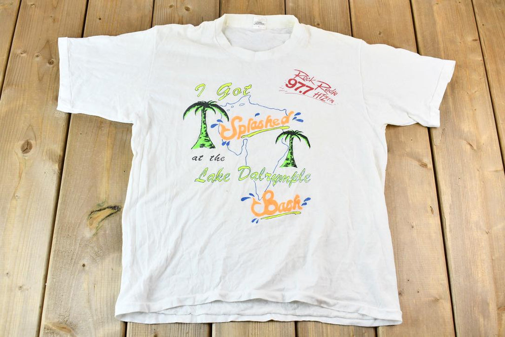 Vintage 1990s Lake Dalrymple Ontario Single Stitch Souvenir T-Shirt