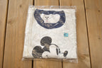 Vintage 1980s Deadstock Walt Disney Mickey Mouse Graphic Ringer T-Shirt