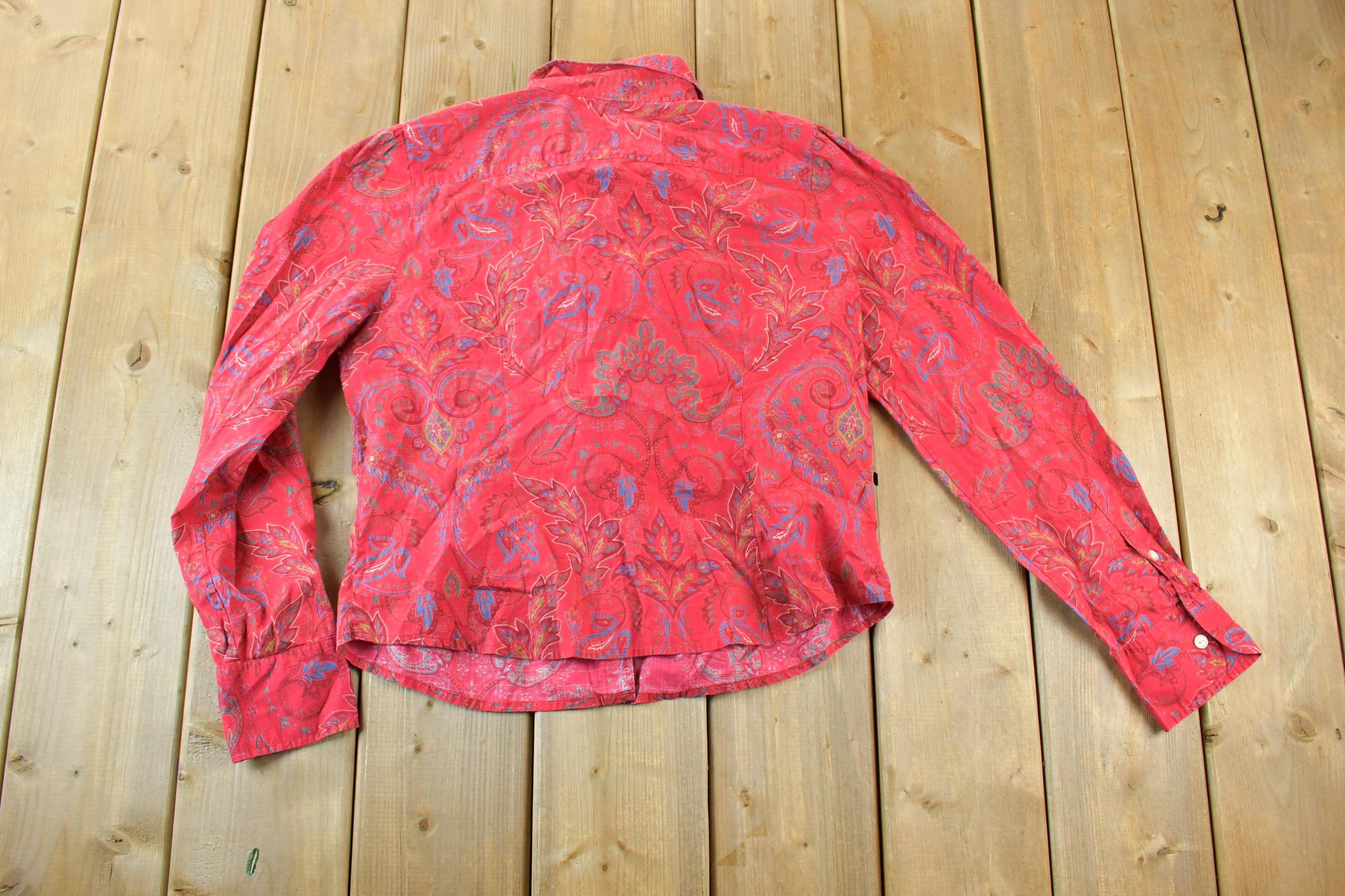 Vintage 90s Lauren Jeans Co Western Button Up Shirt