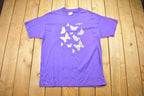 Vintage 1990s Antigua Butterfly Theme Souvenir T Shirt