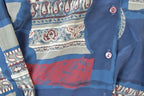 Vintage 1990s Roman Abstract Button Up Silk Shirt