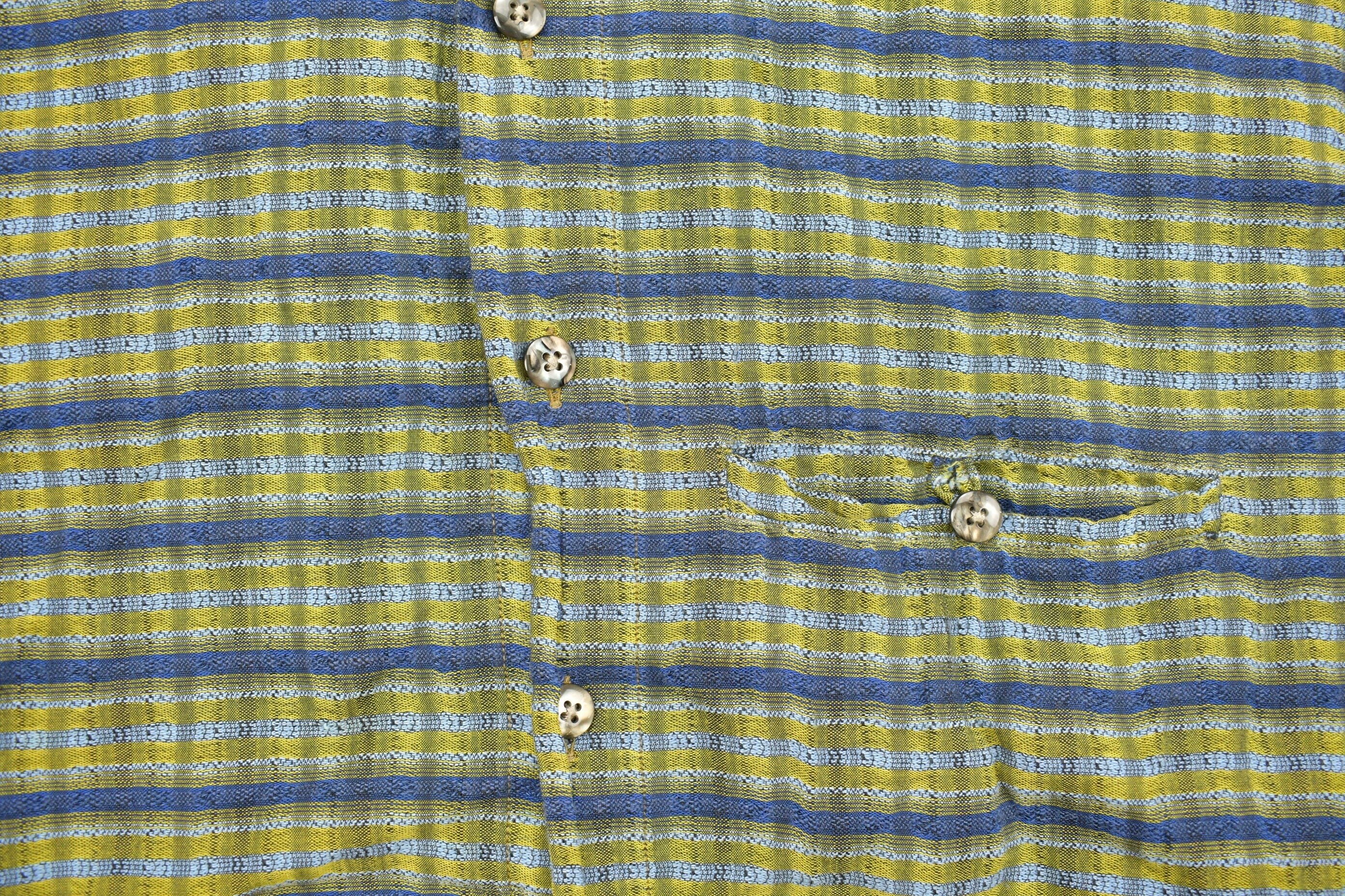 Vintage 1990s Green Plaid Flannel Button Up Shirt